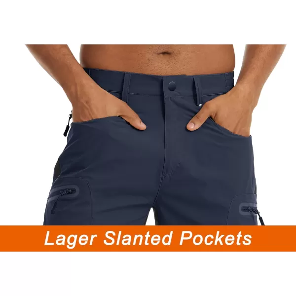 TACVASEN Men's Hiking Shorts Quick Dry Athletic Training Fishing Travel Shorts Multi Pockets