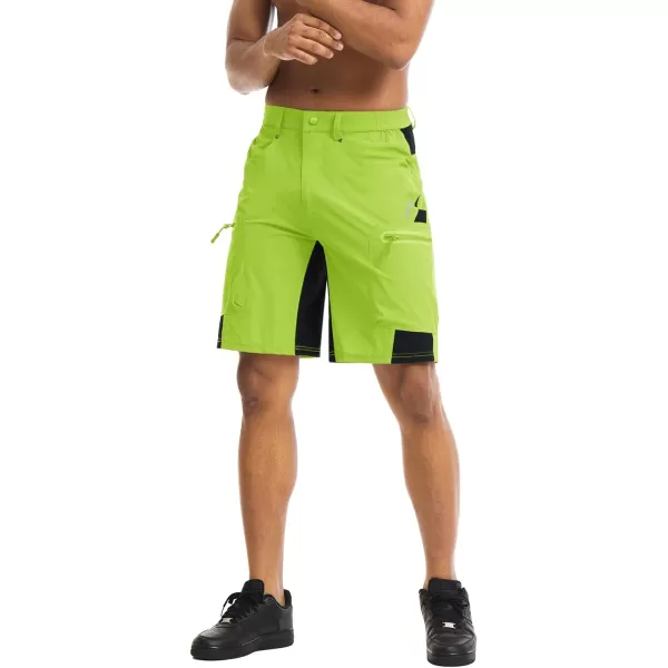 TACVASEN Men's Hiking Shorts Quick Dry Athletic Training Fishing Travel Shorts Multi Pockets