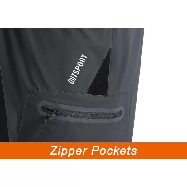 TACVASEN Men's Hiking Shorts Quick Dry Athletic Training Fishing Travel Shorts Multi Pockets