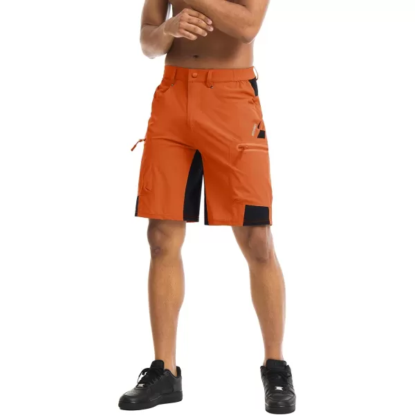 TACVASEN Men's Hiking Shorts Quick Dry Athletic Training Fishing Travel Shorts Multi Pockets