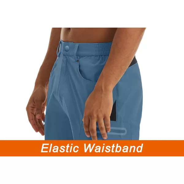 TACVASEN Men's Hiking Shorts Quick Dry Athletic Training Fishing Travel Shorts Multi Pockets