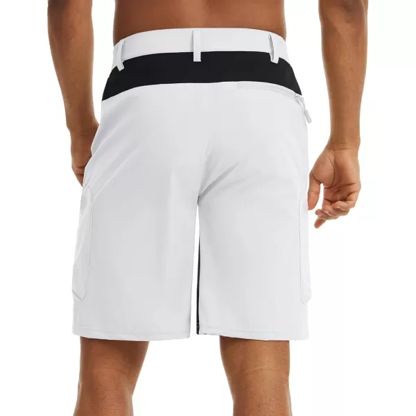 TACVASEN Men's Hiking Shorts Quick Dry Athletic Training Fishing Travel Shorts Multi Pockets