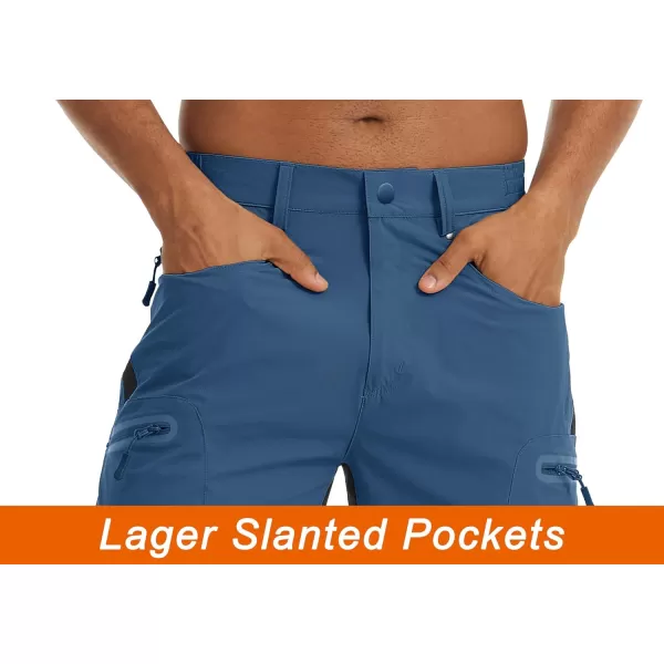 TACVASEN Men's Hiking Shorts Quick Dry Athletic Training Fishing Travel Shorts Multi Pockets