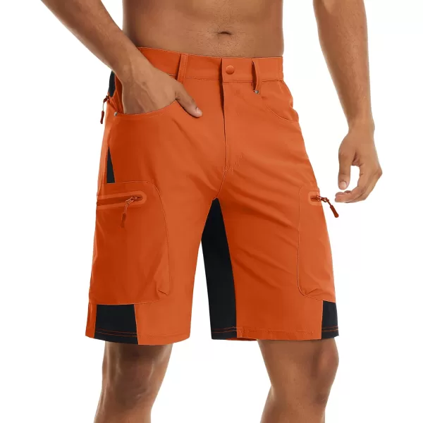 TACVASEN Men's Hiking Shorts Quick Dry Athletic Training Fishing Travel Shorts Multi Pockets
