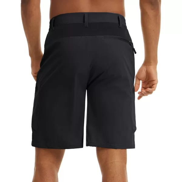 TACVASEN Men's Hiking Shorts Quick Dry Athletic Training Fishing Travel Shorts Multi Pockets