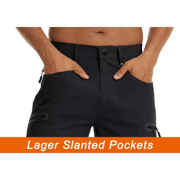 TACVASEN Men's Hiking Shorts Quick Dry Athletic Training Fishing Travel Shorts Multi Pockets