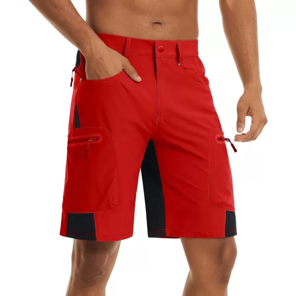 TACVASEN Men's Hiking Shorts Quick Dry Athletic Training Fishing Travel Shorts Multi Pockets