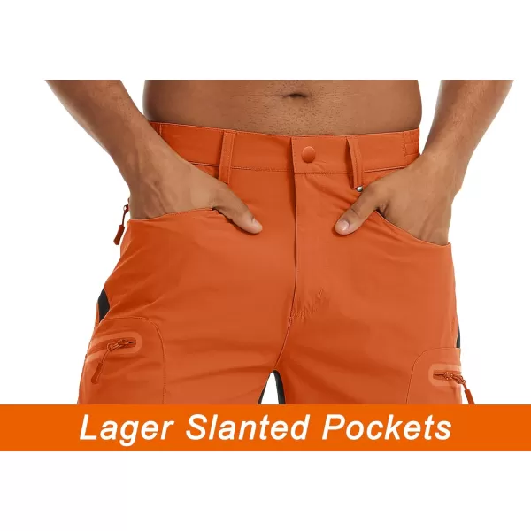 TACVASEN Men's Hiking Shorts Quick Dry Athletic Training Fishing Travel Shorts Multi Pockets