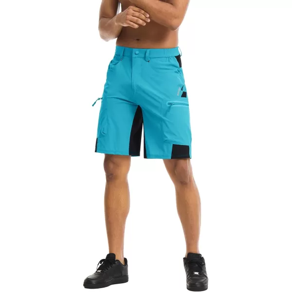 TACVASEN Men's Hiking Shorts Quick Dry Athletic Training Fishing Travel Shorts Multi Pockets