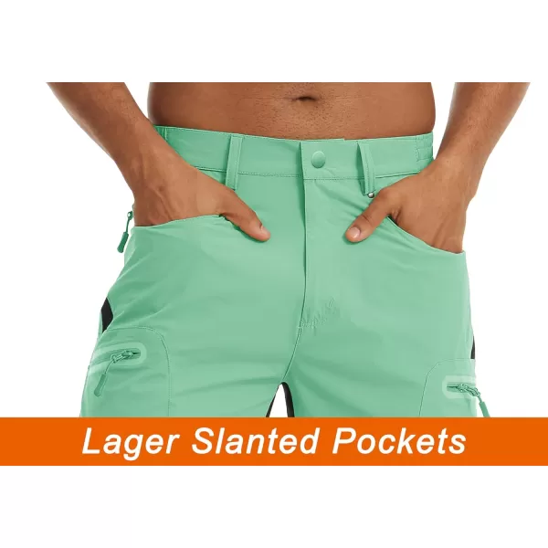 TACVASEN Men's Hiking Shorts Quick Dry Athletic Training Fishing Travel Shorts Multi Pockets