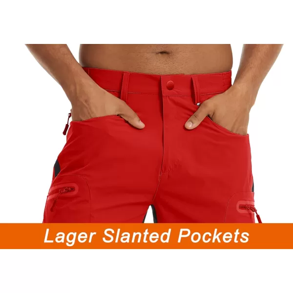 TACVASEN Men's Hiking Shorts Quick Dry Athletic Training Fishing Travel Shorts Multi Pockets