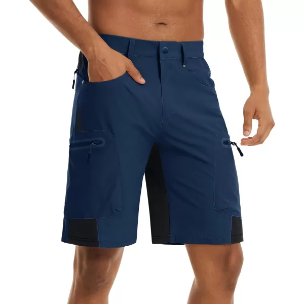 TACVASEN Men's Hiking Shorts Quick Dry Athletic Training Fishing Travel Shorts Multi Pockets