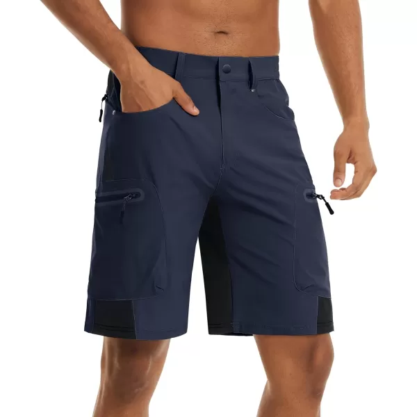 TACVASEN Men's Hiking Shorts Quick Dry Athletic Training Fishing Travel Shorts Multi Pockets