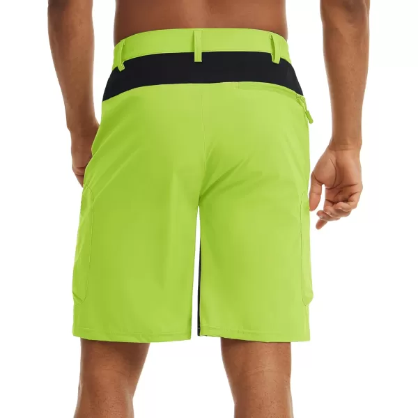 TACVASEN Men's Hiking Shorts Quick Dry Athletic Training Fishing Travel Shorts Multi Pockets