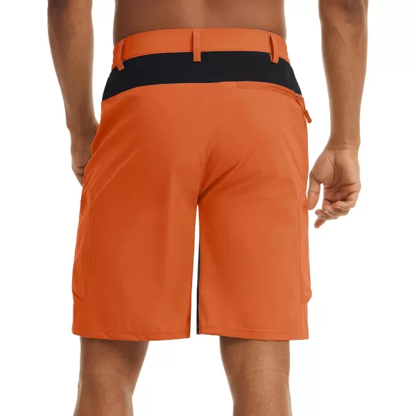 TACVASEN Men's Hiking Shorts Quick Dry Athletic Training Fishing Travel Shorts Multi Pockets