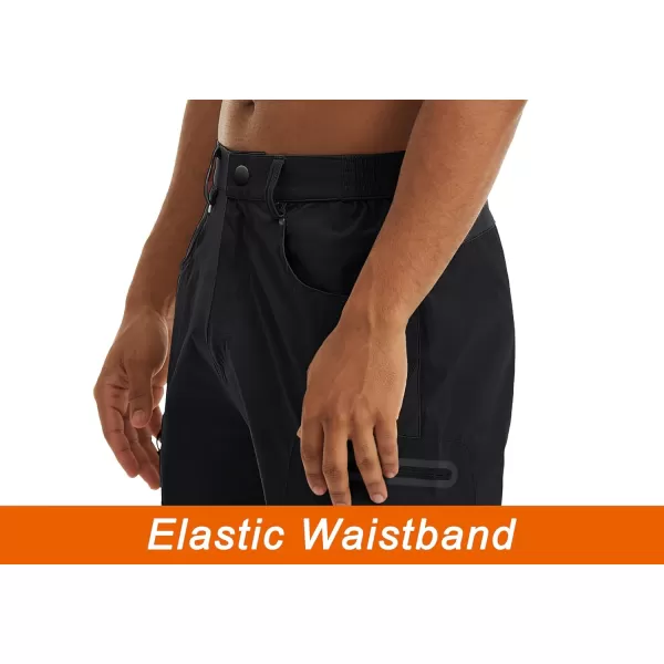 TACVASEN Men's Hiking Shorts Quick Dry Athletic Training Fishing Travel Shorts Multi Pockets
