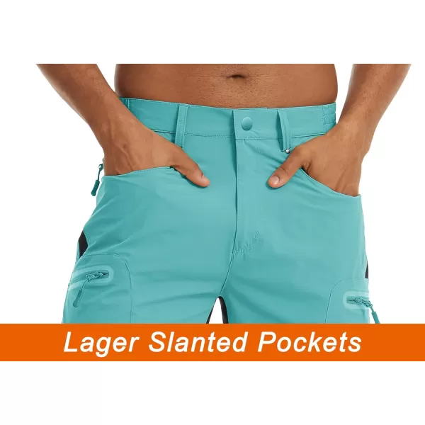 TACVASEN Men's Hiking Shorts Quick Dry Athletic Training Fishing Travel Shorts Multi Pockets