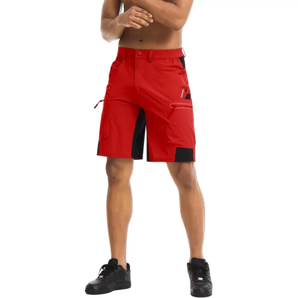 TACVASEN Men's Hiking Shorts Quick Dry Athletic Training Fishing Travel Shorts Multi Pockets