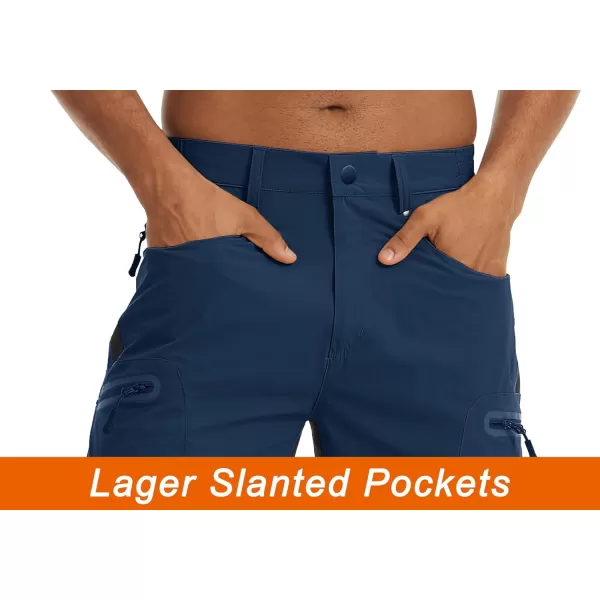 TACVASEN Men's Hiking Shorts Quick Dry Athletic Training Fishing Travel Shorts Multi Pockets