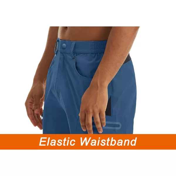 TACVASEN Men's Hiking Shorts Quick Dry Athletic Training Fishing Travel Shorts Multi Pockets