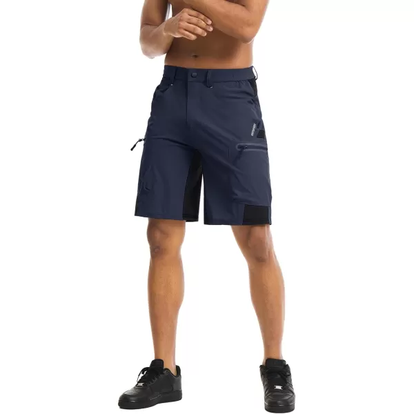 TACVASEN Men's Hiking Shorts Quick Dry Athletic Training Fishing Travel Shorts Multi Pockets