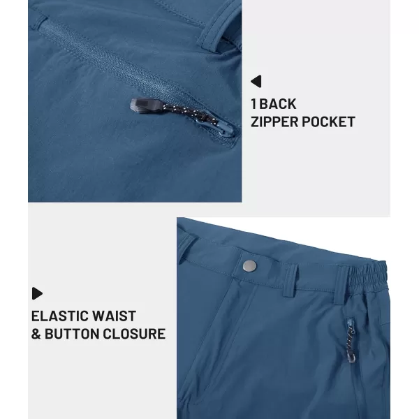 TACVASEN Men's Long Shorts Below Knee Quick Dry Lightweight Hiking 3/4 Capri Pants with Pockets Cargo Workout Fishing