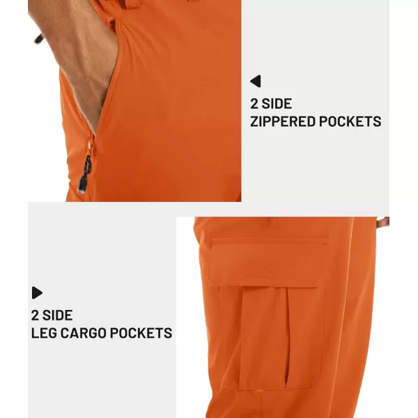 TACVASEN Men's Long Shorts Below Knee Quick Dry Lightweight Hiking 3/4 Capri Pants with Pockets Cargo Workout Fishing