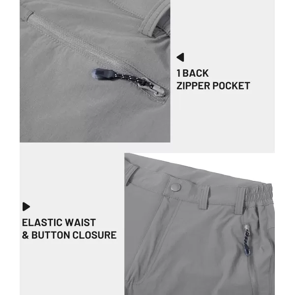 TACVASEN Men's Long Shorts Below Knee Quick Dry Lightweight Hiking 3/4 Capri Pants with Pockets Cargo Workout Fishing