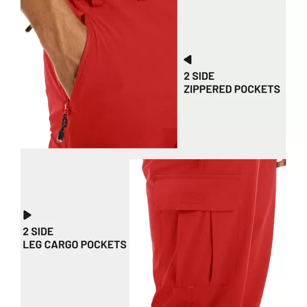 TACVASEN Men's Long Shorts Below Knee Quick Dry Lightweight Hiking 3/4 Capri Pants with Pockets Cargo Workout Fishing