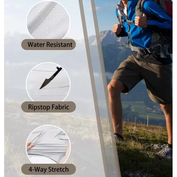 TACVASEN Men's Shorts Lightweight Quick Dry Stretch Cargo Shorts with 5 Pockets for Hiking Golf Fishing Camping Travel