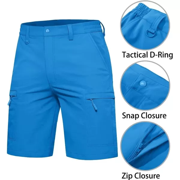 TACVASEN Men's Shorts Lightweight Quick Dry Stretch Cargo Shorts with 5 Pockets for Hiking Golf Fishing Camping Travel