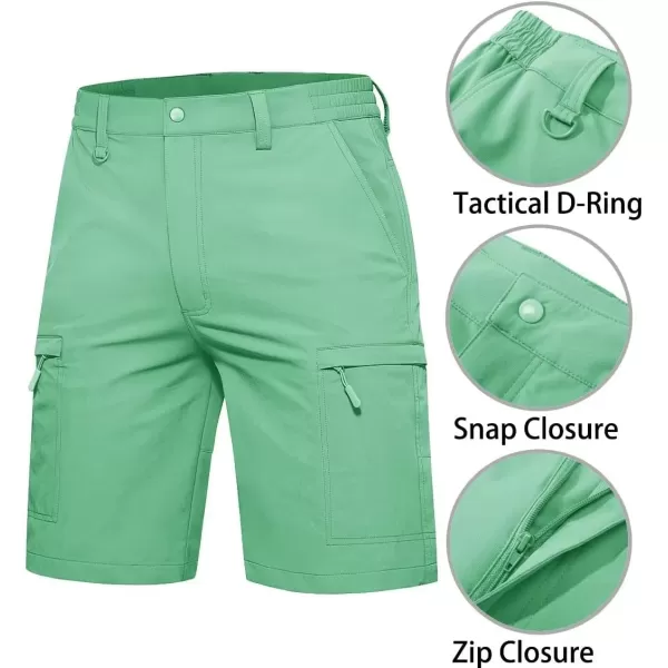 TACVASEN Men's Shorts Lightweight Quick Dry Stretch Cargo Shorts with 5 Pockets for Hiking Golf Fishing Camping Travel