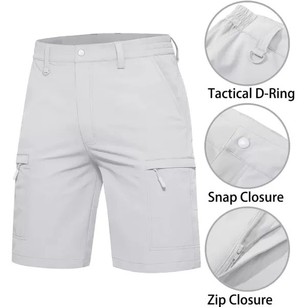 TACVASEN Men's Shorts Lightweight Quick Dry Stretch Cargo Shorts with 5 Pockets for Hiking Golf Fishing Camping Travel