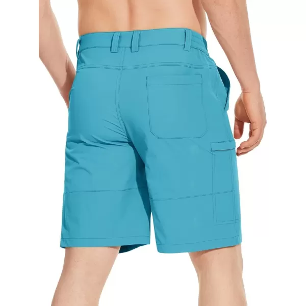 TACVASEN Men's Shorts Lightweight Quick Dry Stretch Cargo Shorts with 5 Pockets for Hiking Golf Fishing Camping Travel