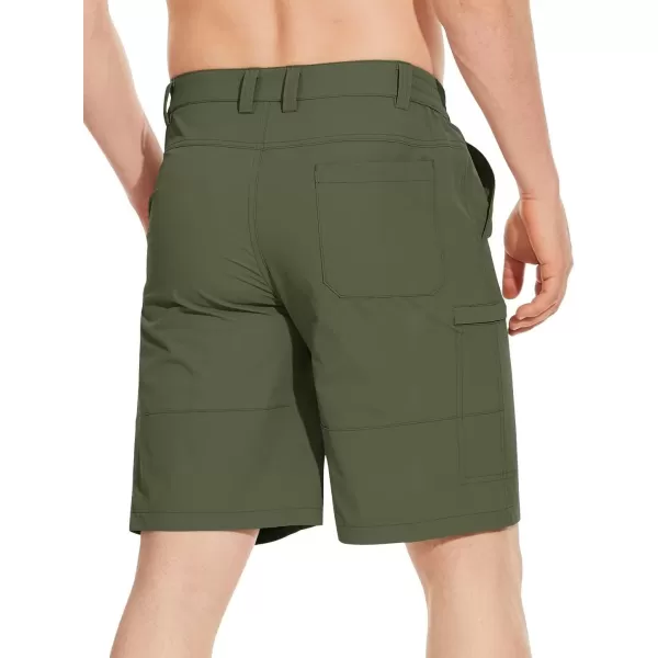 TACVASEN Men's Shorts Lightweight Quick Dry Stretch Cargo Shorts with 5 Pockets for Hiking Golf Fishing Camping Travel