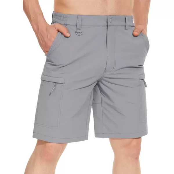 TACVASEN Men's Shorts Lightweight Quick Dry Stretch Cargo Shorts with 5 Pockets for Hiking Golf Fishing Camping Travel