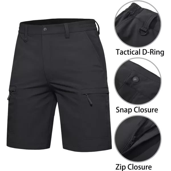 TACVASEN Men's Shorts Lightweight Quick Dry Stretch Cargo Shorts with 5 Pockets for Hiking Golf Fishing Camping Travel