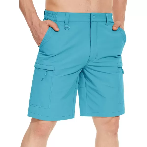TACVASEN Men's Shorts Lightweight Quick Dry Stretch Cargo Shorts with 5 Pockets for Hiking Golf Fishing Camping Travel