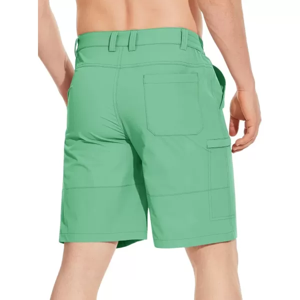 TACVASEN Men's Shorts Lightweight Quick Dry Stretch Cargo Shorts with 5 Pockets for Hiking Golf Fishing Camping Travel