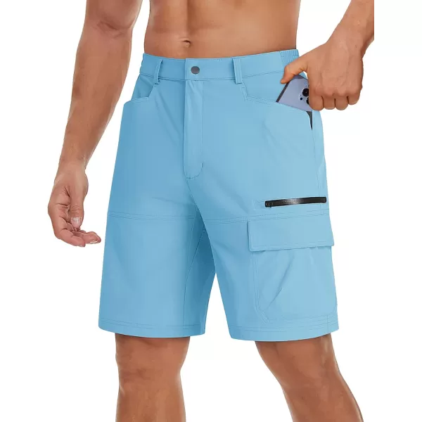TACVASEN Men's Summer Outdoor Shorts Quick Dry Cargo Casual Hiking Shorts