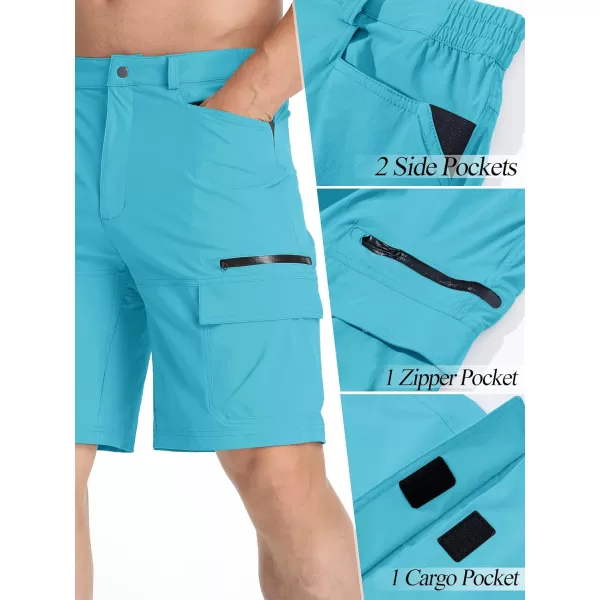 TACVASEN Men's Summer Outdoor Shorts Quick Dry Cargo Casual Hiking Shorts