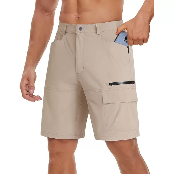 TACVASEN Men's Summer Outdoor Shorts Quick Dry Cargo Casual Hiking Shorts