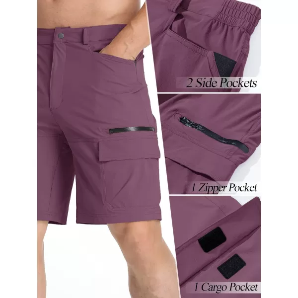 TACVASEN Men's Summer Outdoor Shorts Quick Dry Cargo Casual Hiking Shorts
