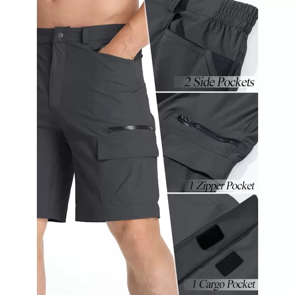 TACVASEN Men's Summer Outdoor Shorts Quick Dry Cargo Casual Hiking Shorts