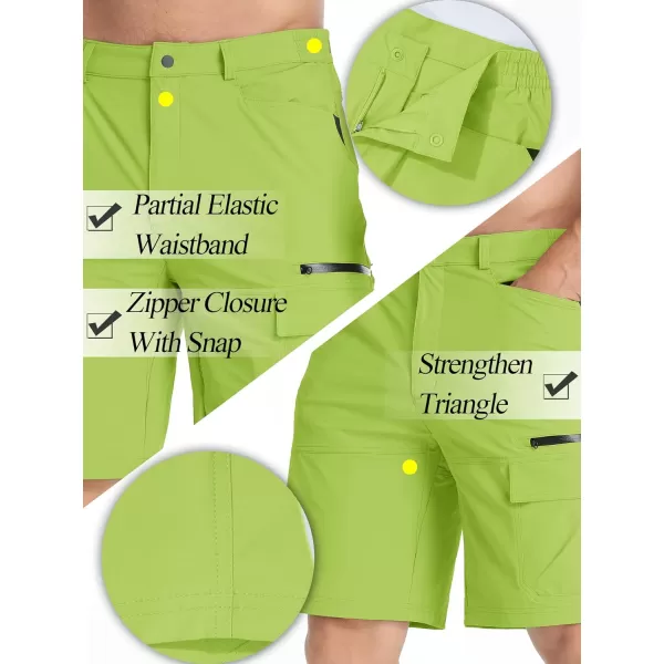 TACVASEN Men's Summer Outdoor Shorts Quick Dry Cargo Casual Hiking Shorts