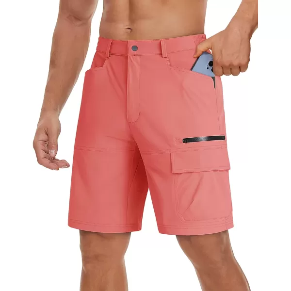 TACVASEN Men's Summer Outdoor Shorts Quick Dry Cargo Casual Hiking Shorts
