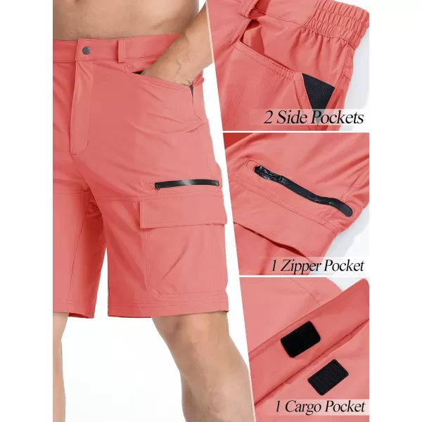TACVASEN Men's Summer Outdoor Shorts Quick Dry Cargo Casual Hiking Shorts