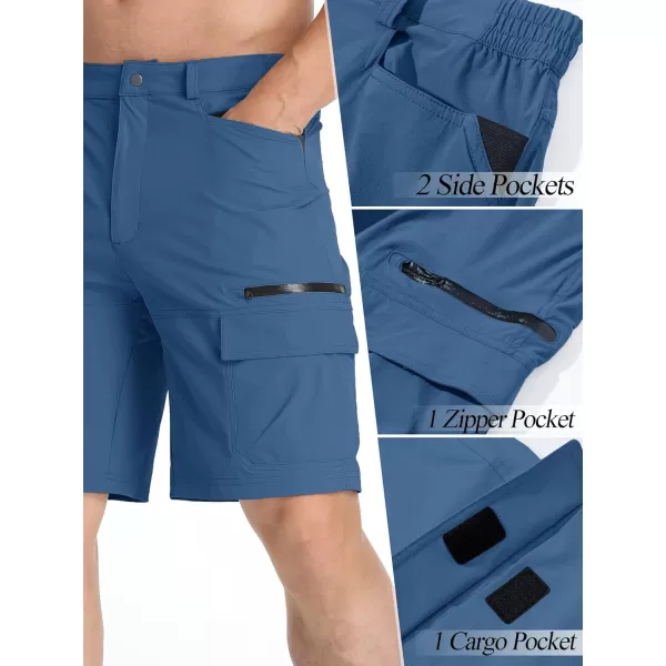 TACVASEN Men's Summer Outdoor Shorts Quick Dry Cargo Casual Hiking Shorts