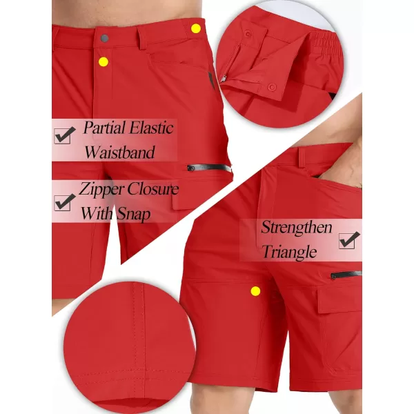 TACVASEN Men's Summer Outdoor Shorts Quick Dry Cargo Casual Hiking Shorts