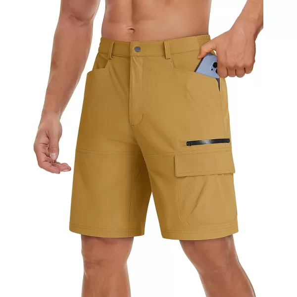 TACVASEN Men's Summer Outdoor Shorts Quick Dry Cargo Casual Hiking Shorts